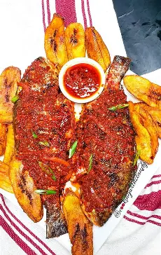 Grilled Fish with vegetables